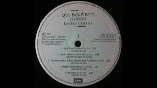 Legião Urbana - Tédio (Com Um T Bem Grande Pra Você) (LP/1987)