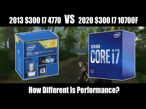 The i7 4770 Vs i7 10700F - Old $300 CPU Vs New $300 CPU