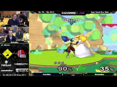 DL4.0 - Askeflink (Falco) Vs. Matsimilian (Peach) - Melee Pools