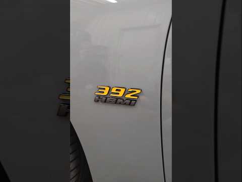 Thumbnail for Throwback to rebadging this Charger from the factory 392 badges to custom yellow badges! #custom by Rebadging