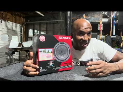Unboxing the KICKER CompR 8”….the MBE Approved Budget Banger!! @KICKERAudio