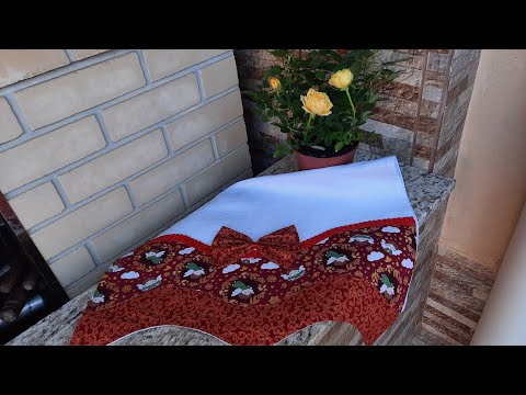 My first Christmas dishcloth of this luxurious model year is Artes da Mary 😊 😊