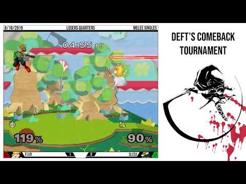 DCT Melee Singles - Flux (Peach) Vs. Sledj (Fox) - Losers Quarters
