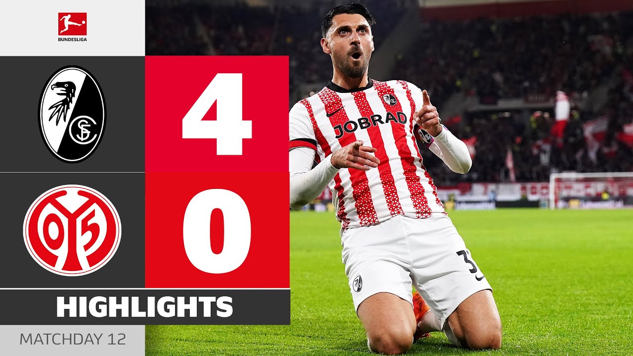 SC Freiburg vs 1. FSV Mainz 05 Highlights