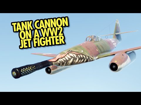 WW2 GERMAN JET HAD A 50MM ANTI-TANK CANNON - Me 262 A-1/U4