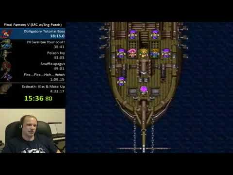 Final Fantasy V (SNES) Speedrun - 4:18:37