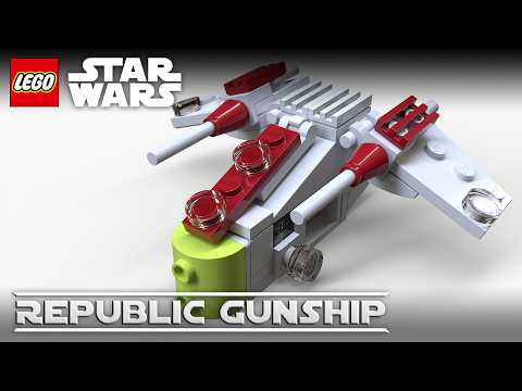 Lego Star Wars: How To Build the Republic Gunship [912178]