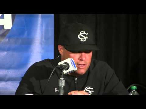 Chad Holbrook, players after loss to Maryland