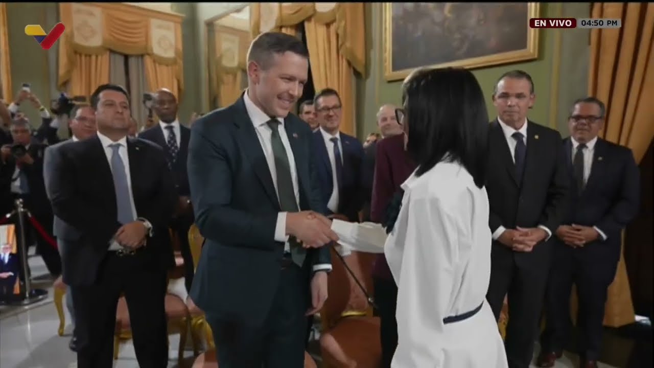 Delcy Rodríguez firma acuerdos entre Chevron y Pdvsa, 13 de abril de 2026