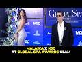 Malaika Arora Karan Johar Grace The Global Spa Awards Red Carpet Viral Video