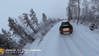 CLASSIC PORSCHE 911 (993) DRIFTING IN WINTER WONDERLAND
