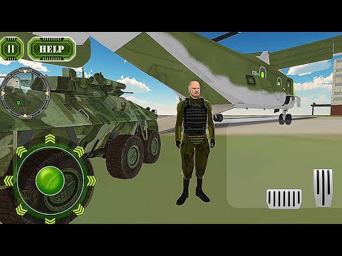 US Army Car Transport Game 2020: Car Jeep Helicopter Tank Transport Simulator #3 - Android Gameplay
