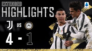 ملخص مباراة : يوفنتوس 4 × 1 اودينيزي ( الجولة 15 للدوري الإيطالي )