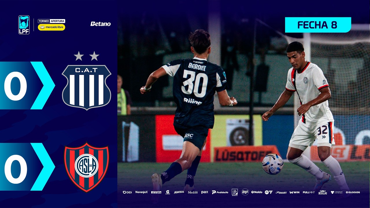 CA Talleres vs San Lorenzo Highlights