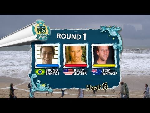 RD1 H6 - Kelly Slater, Tom Whitaker, Bruno Santos