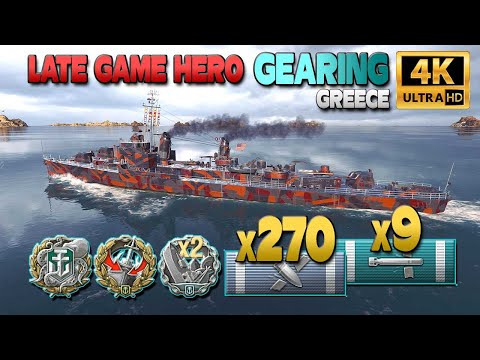 Destroyer Gearing: Late game hero - World of Warships