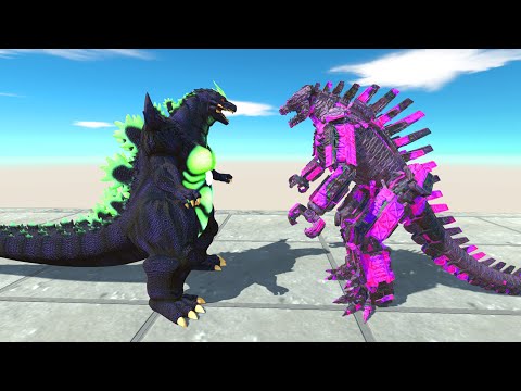 Monster Mecha Godzilla 2021 Lava Vs Team Super Godzilla Death run -Animal Revolt Battle Simulator