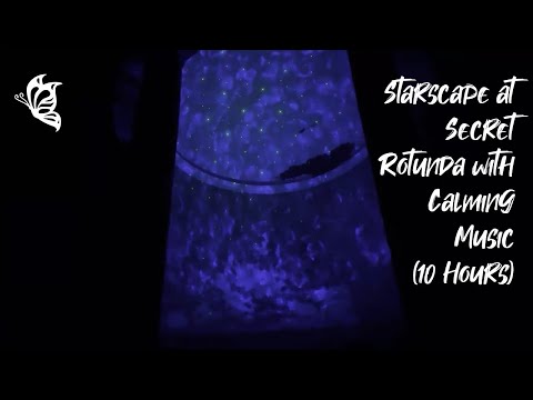 🌃🌲 Starscape at Secret Rotunda with Calming Music (10 Hours) - Instantly Calm, Relax & Sleep