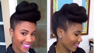 4 Ways To Spice Up A Simple Top Knot Bun On Natural Hair Clipgg Com