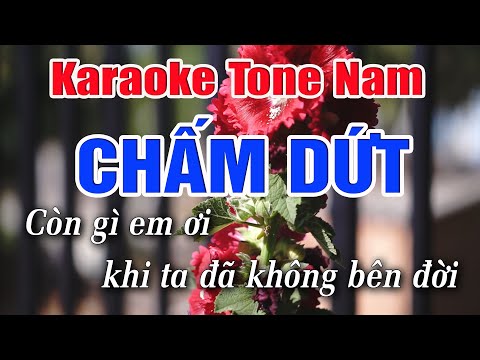 Chấm Dứt Karaoke Tone Nam - Karaoke Nhạc Sống 1990