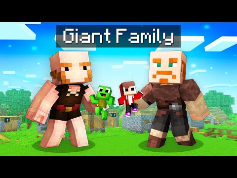 INSANE!! Baby Mikey & JJ's MASSIVE Minecraft Family! 👨👩👧👦