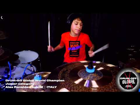 Drum-Off Global 2020 World Champion from Italy ALEX RANALDO Junior category