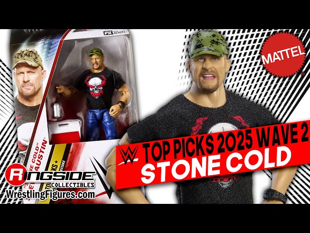 Vídeo relacionado con Mattel WWE Elite Collection Top Picks Stone Cold Steve Austin Figura de acción