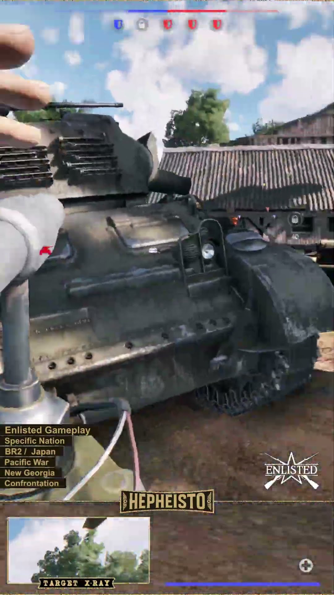 Assaulter eliminates Tank M8 Scott with TNT Charge