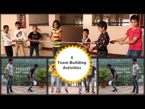 8 Team building activities | 8 Team building games | Outdoor Games | Indoor Games