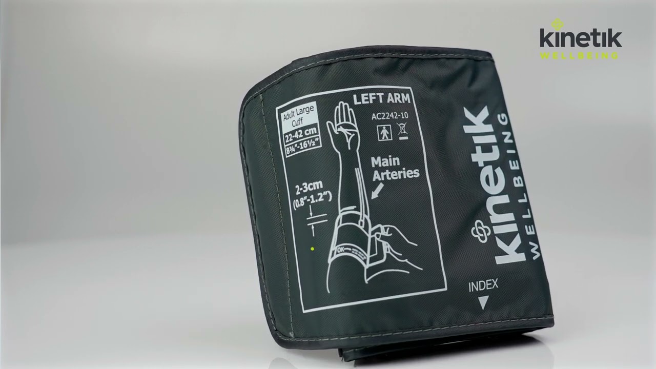 Kinetik Wellbeing - Fully Automatic Blood Pressure Monitor - WBP1