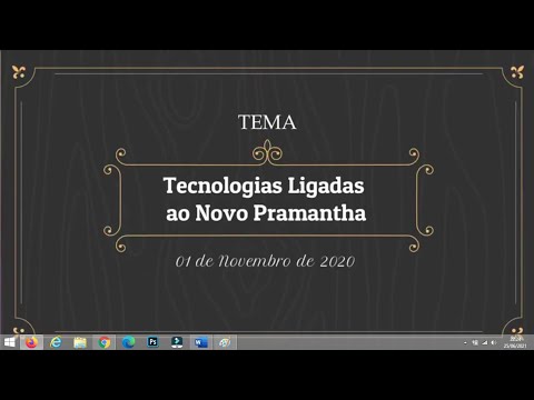 Tecnologias Ligadas ao Novo Pramantha - Live SBE