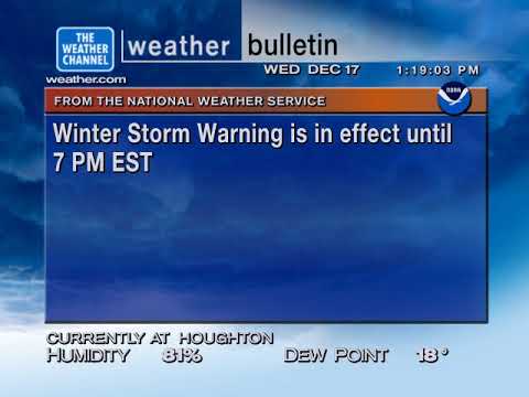 WeatherSTAR XL v2 2nd Attempt in After Effects | Houghton, MI