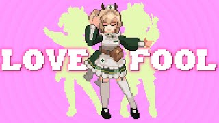 -10 minutes of variaton of that type of bgm. hoolyyy.And then she can play really cool 8bit games. :D or jrpgs. with the bgms in background oh yeahhh. - Lovefool 〖 Miku Version - Nimi Cover 〗