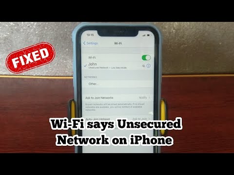 2nd YouTube video about how can you recognize an unsecured wireless network