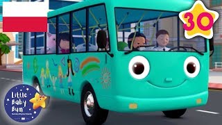 Koła autobusu kręcą się cz 4 | 30 Minut Piosenek dla Dzieci | Little Baby Bum po Polsku |