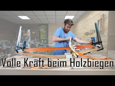 Alles krumm und schön - Holz biegen zur Design-Garderobe
