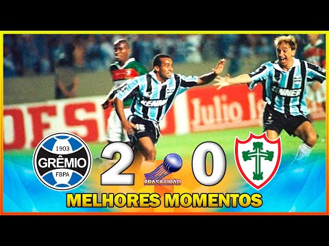 GRÊMIO 2 x 0 PORTUGUESA ● HIGHLIGHTS ● 1996 BRAZILIAN CHAMPIONSHIP ● FINAL ● GAME 02