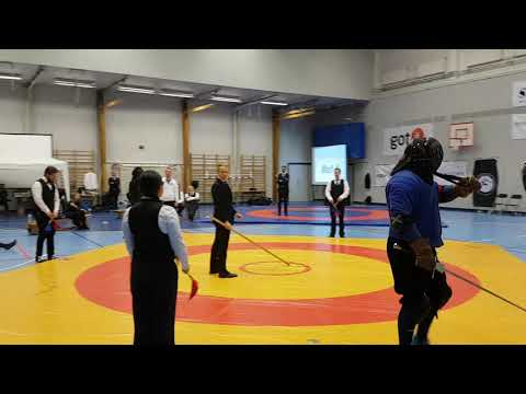 Swordfish 2017 Open Longsword Quarter Finals: Kristian Ruokonen vs Mark Wilkie