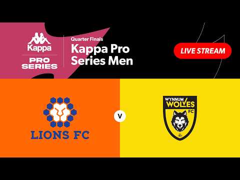 Kappa Pro Series Men Quarter Finals - Lions FC vs. Wynnum Wolves