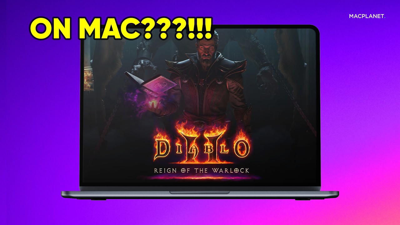 How I play Diablo 2 Resurrected: Reign of the Warlock on my MacBook Air