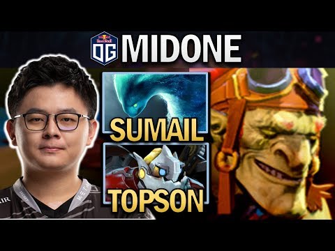 OG.MIDONE DESTROYING SUMAIL & TOPSON - DOTA 2 7.24 GAMEPLAY