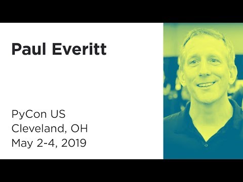 Paul Everitt at PyCon 2019