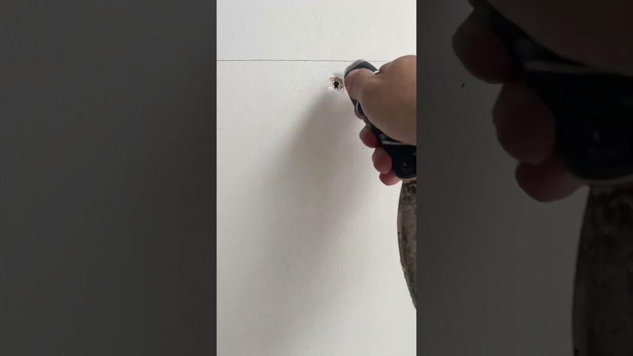 How to fix small drywall holes