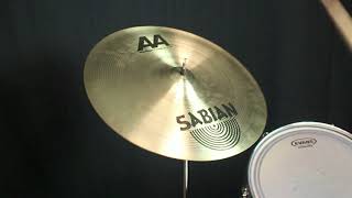 Video thumbnail for Sabian 16" AA Medium Crash by The Drum Shop - Portland, Maine