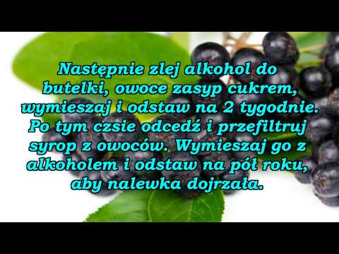 Nalewka z owoców aronii dla zdrowego serca.