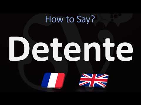 How to Pronounce Detente? (CORRECTLY) | English & French Pronunciation
