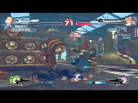 Ryokuson111 [Cody] vs Zeckasaur [Adon] SSF4 AE Ranked Match Xbox Live