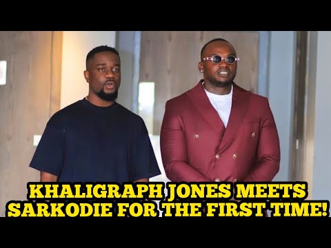 KHALIGRAPH JONES  MEETS SARKODIE FOR THE FIRST TIME!