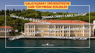 GALATASARAY ÜNİVERSİTESİ ÖZEL Mİ? OKULA DAİR SORULARI ÖĞRENCİLER YANIT