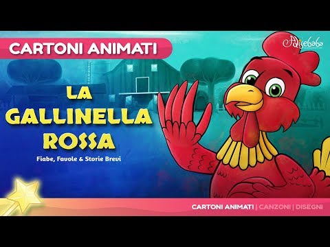 La Gallinella Rossa storie per bambini | Cartoni animati
